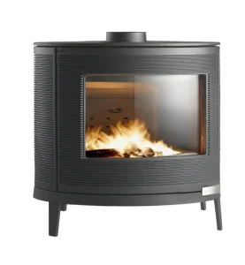 Poêle à bois Invicta Kaori 9 kW fonte anthracite