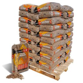 Granulés de bois Crépito – Palette de 1080 kg (72 sacs de 15 kg)