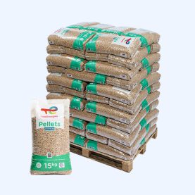 Granulés de bois TotalEnergies Premium ENplus A1 DINplus – Palette de 990 kg